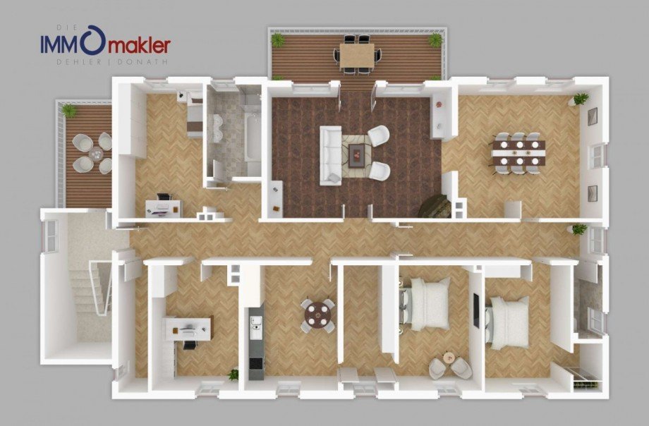 Grundriss 1. Obergeschoss Haus Lautertal