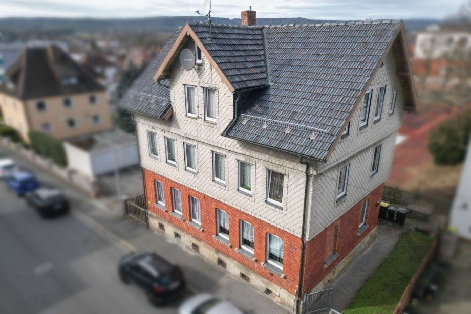 Luftbild Mehrfamilienhaus Neustadt bei Coburg