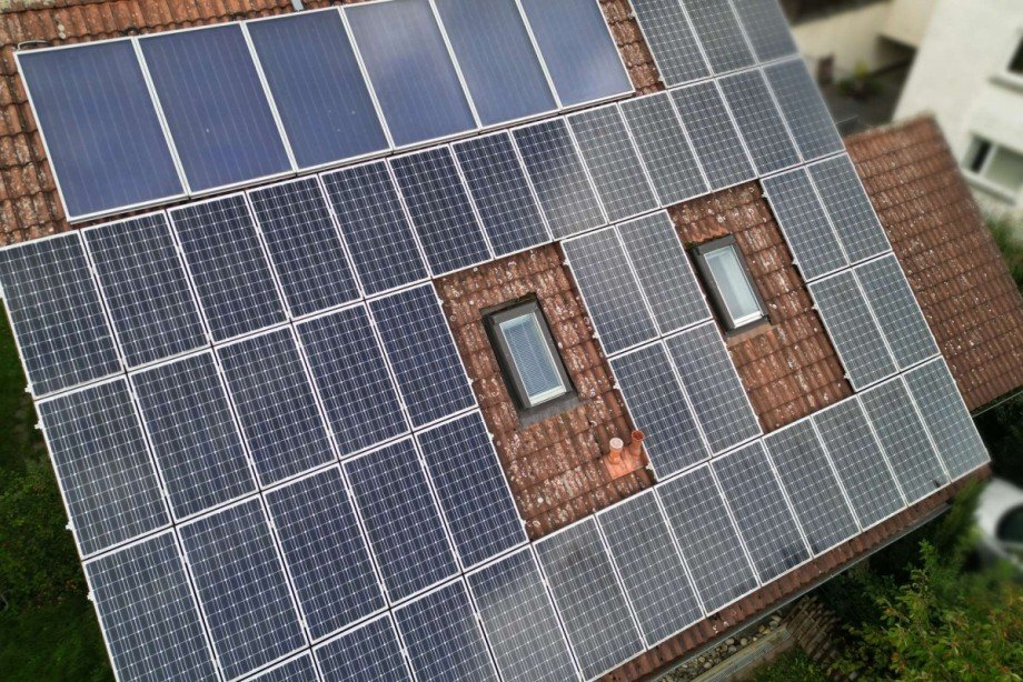 PV- und Solarplatten Einfamilienhaus Mitwitz