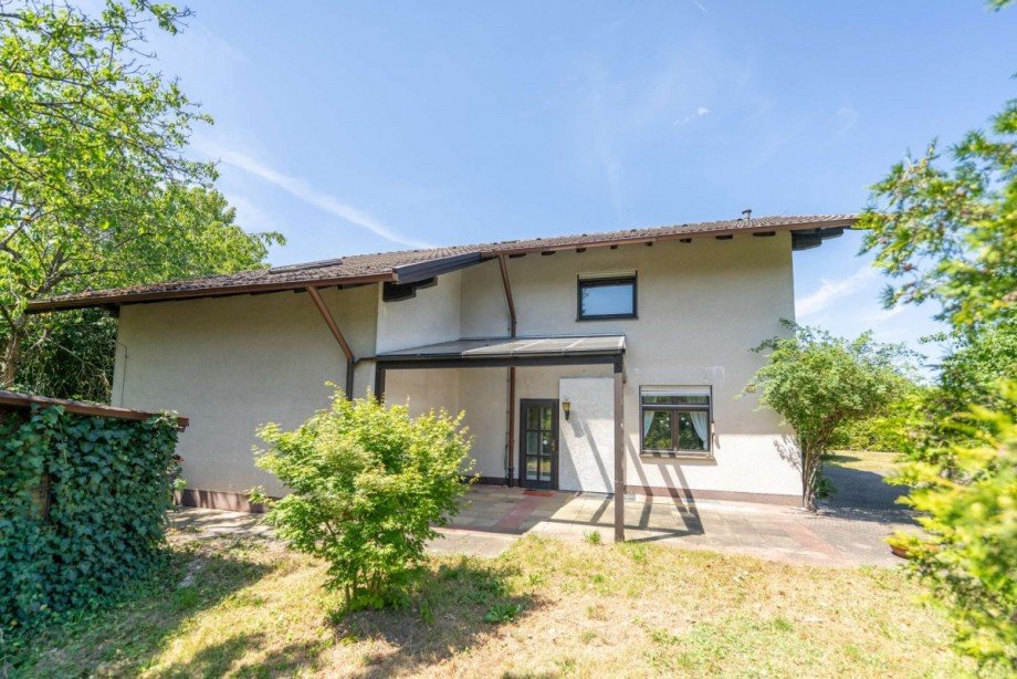 Fr�hst�cksterrasse Bungalow Neustadt bei Coburg
