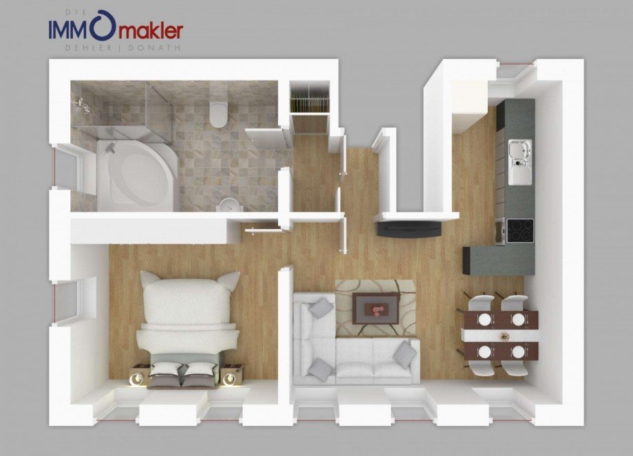 Grundriss Etagenwohnung Lichtenfels