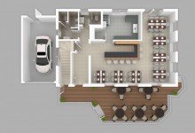 Grundriss Erdgeschoss GELEGENHEIT! - Gepflegtes Anwesen - Gastronomie + 2 Wohnungen + Garage und Carport + Stellpl�tze!