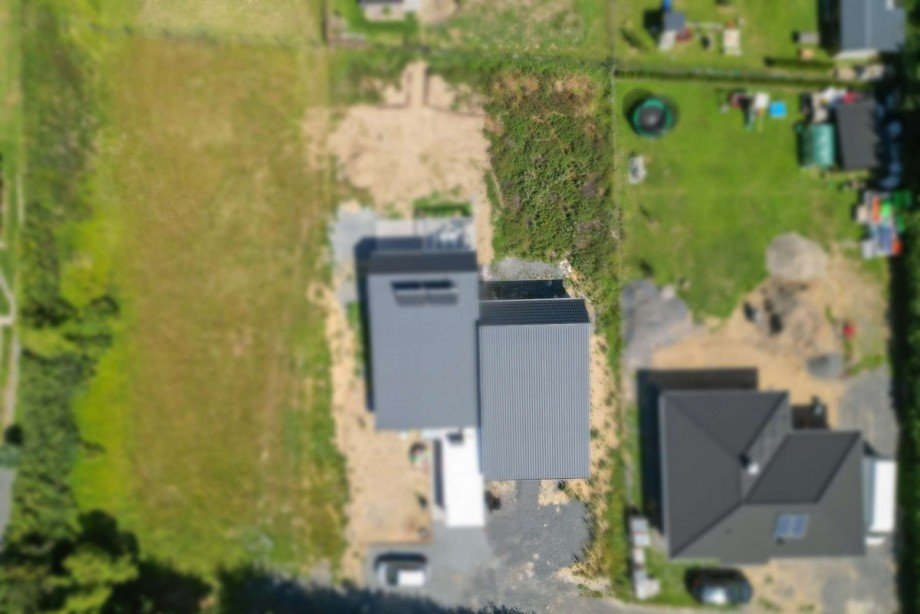Luftbild Doppelhaush�lfte Frankenblick