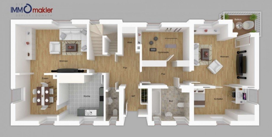 Grundriss EG Haus Ebersdorf bei Coburg