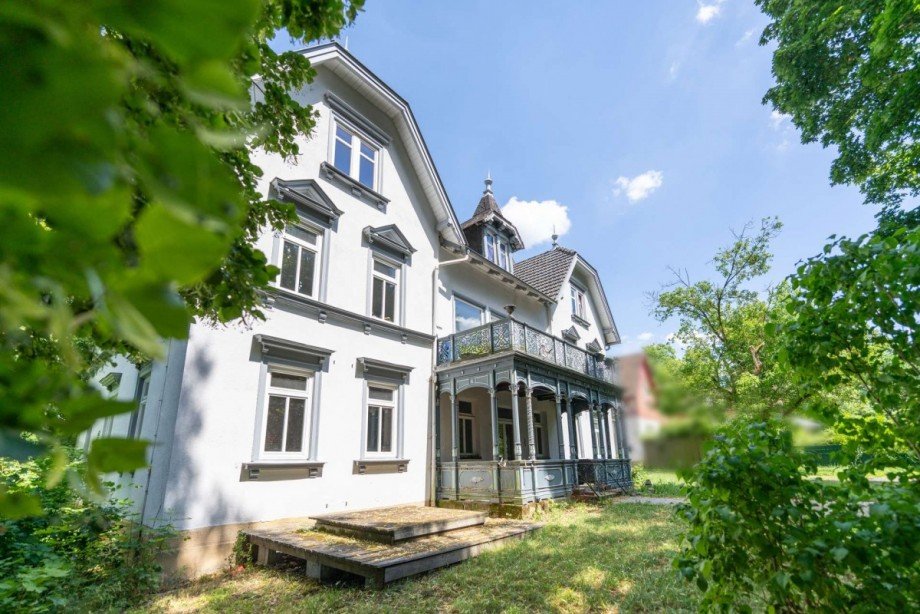 Ansicht vom Garten Haus Lautertal