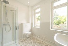 Badezimmer Raststra�e 2 - Energetisch modernisierte Eigentumswohnung hinter historischer Fassade!