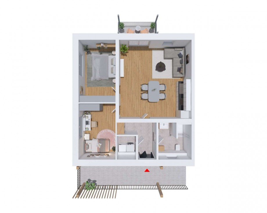 Grundriss Wohnung 1 Etagenwohnung Viereth-Trunstadt