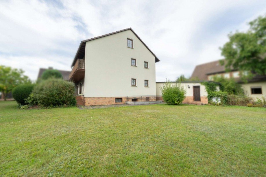 Ansicht Garten Einfamilienhaus Neustadt bei Coburg