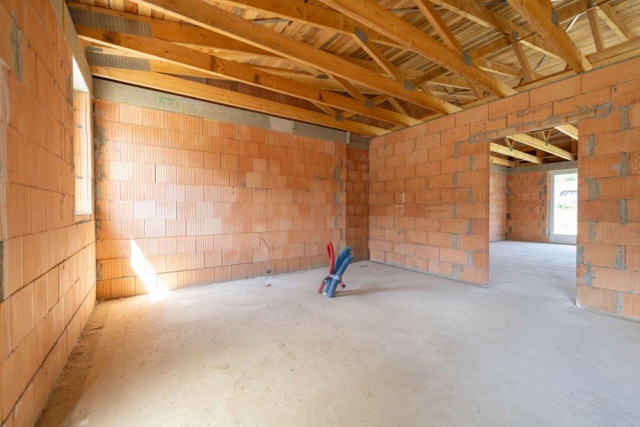 Rohbau Badezimmer Doppelhaush�lfte Frankenblick