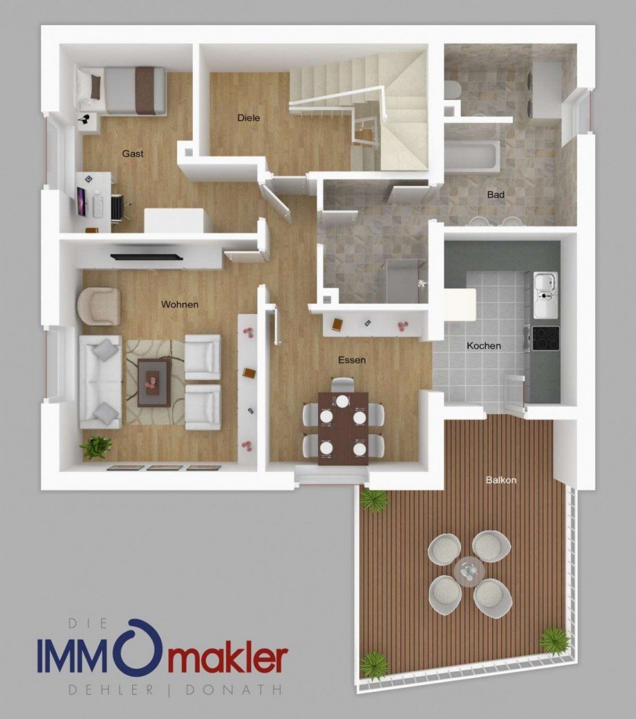 Grundriss OG Zweifamilienhaus R�dental