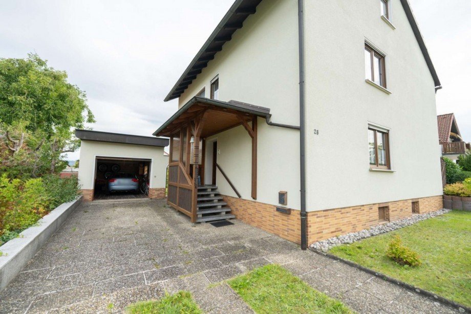 Hauseingang Einfamilienhaus Neustadt bei Coburg