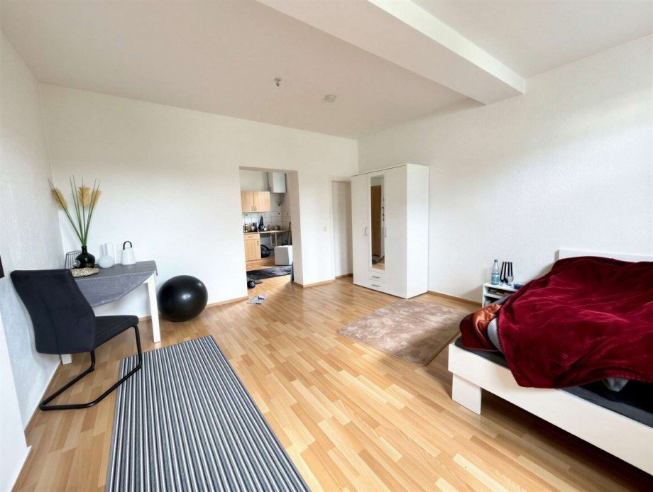 Wohn- und Schlafbereich Wohnung Sonneberg