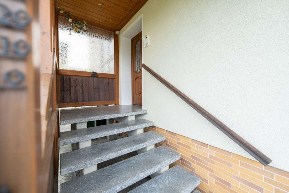 Hauseingang Einfamilienhaus Neustadt bei Coburg