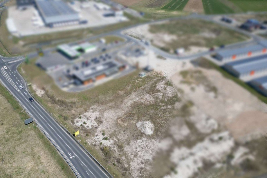 Luftaufnahme Gewerbegrundst�ck Ebersdorf bei Coburg