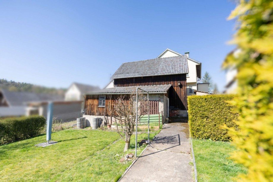 Garten/ Scheune Zweifamilienhaus R�dental