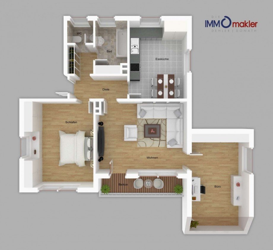 Grundriss Wohnung Ebersdorf bei Coburg