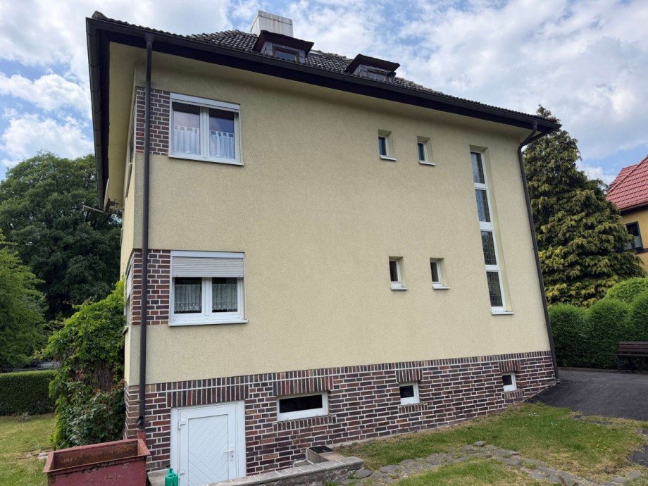 Au�enansicht vom Garten Einfamilienhaus Sonneberg
