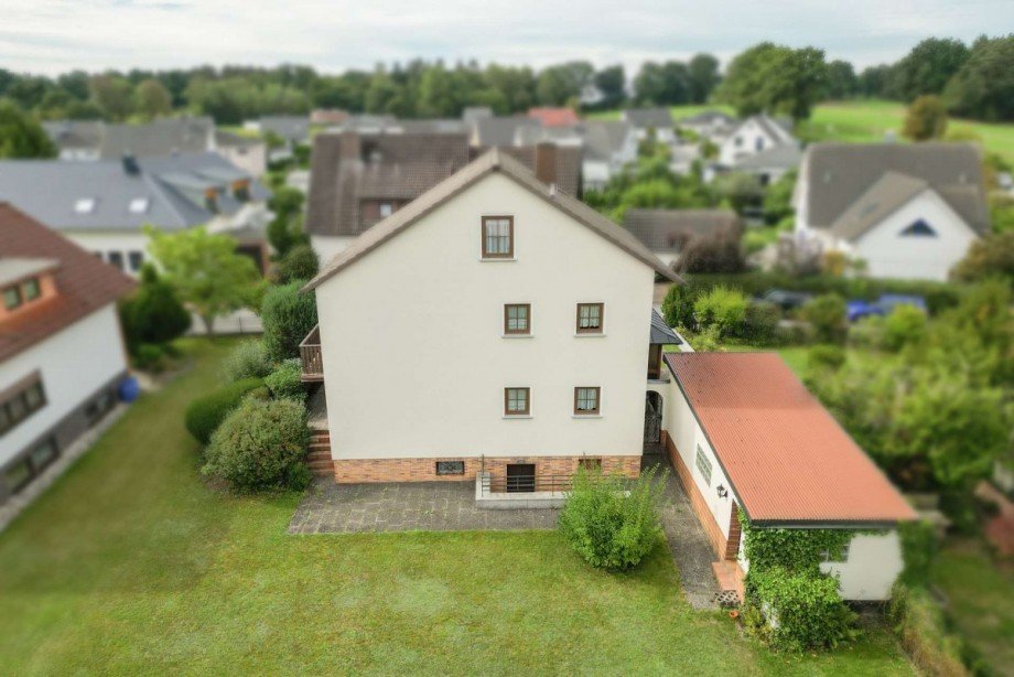Ansicht Garten Einfamilienhaus Neustadt bei Coburg