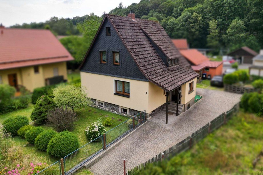 Luftbild 2 Einfamilienhaus Schalkau