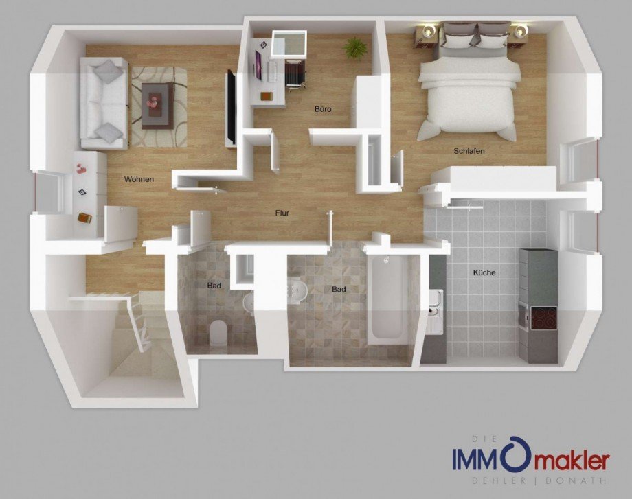 Grundriss Wohnung Neustadt bei Coburg