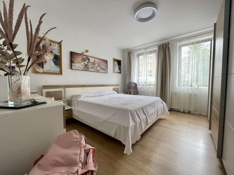 Schlafzimmer eingerichtet Erdgeschosswohnung Neustadt bei Coburg