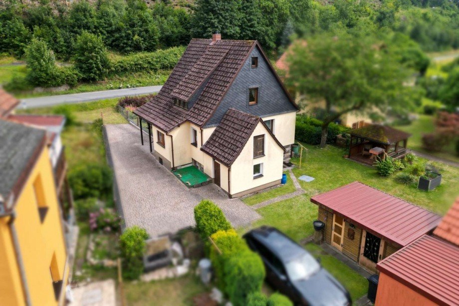 Luftbild Einfamilienhaus Schalkau