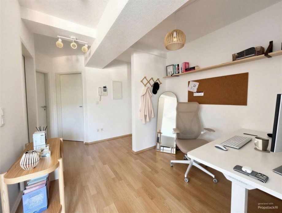 Wohnzimmer Dachgeschosswohnung Sonneberg