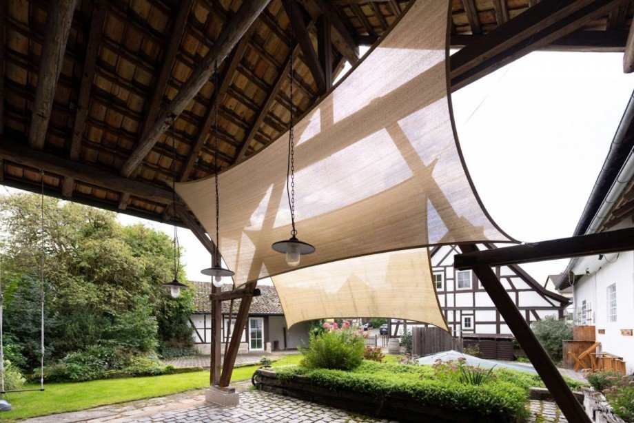 Terrassensegel Einfamilienhaus Weitramsdorf