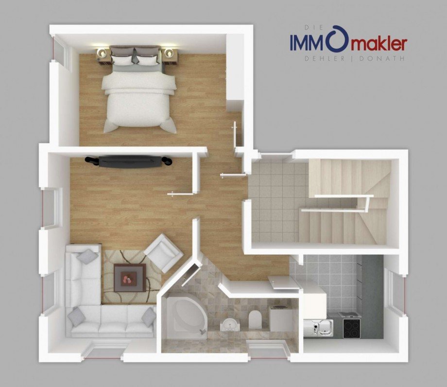 Grundriss Etagenwohnung Sonneberg