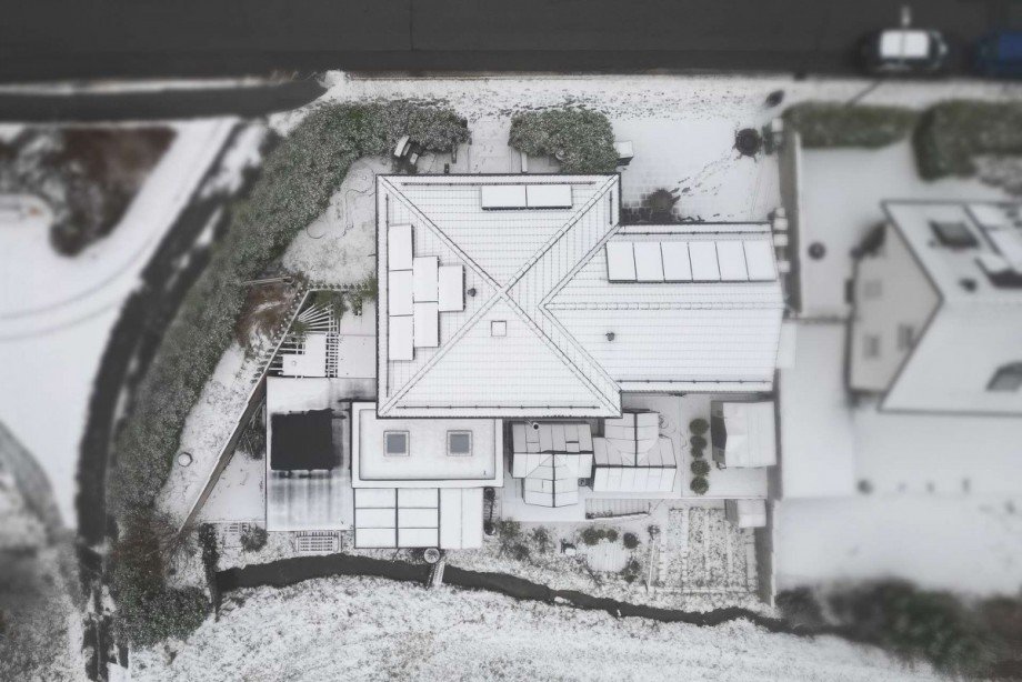 Luftbild Dach Einfamilienhaus Neustadt bei Coburg