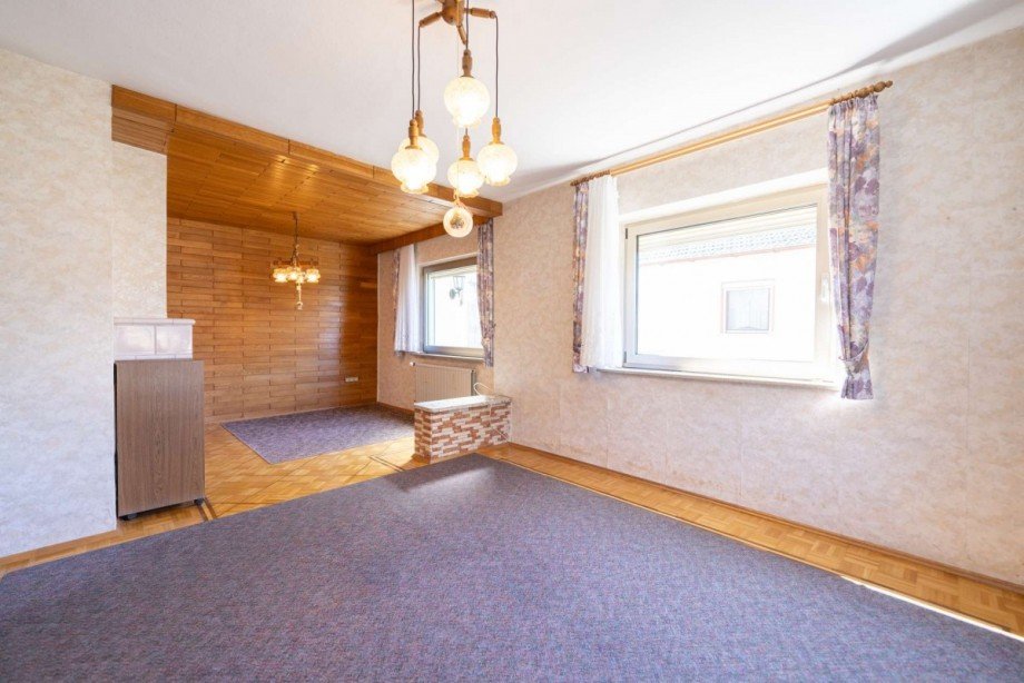 Wohnzimmer EG Zweifamilienhaus R�dental