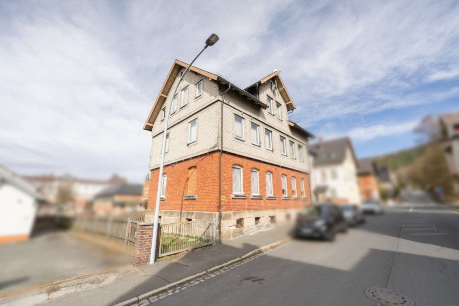Ansicht Stra�e Mehrfamilienhaus Neustadt bei Coburg