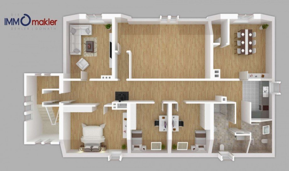 Grundriss Dachgeschoss Haus Lautertal