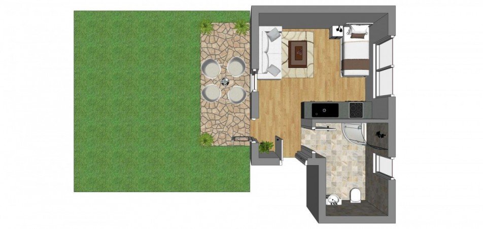 Grundriss Terrassenwohnung R�dental