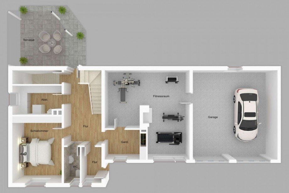 Grundriss Erdgeschoss Einfamilienhaus R�dental