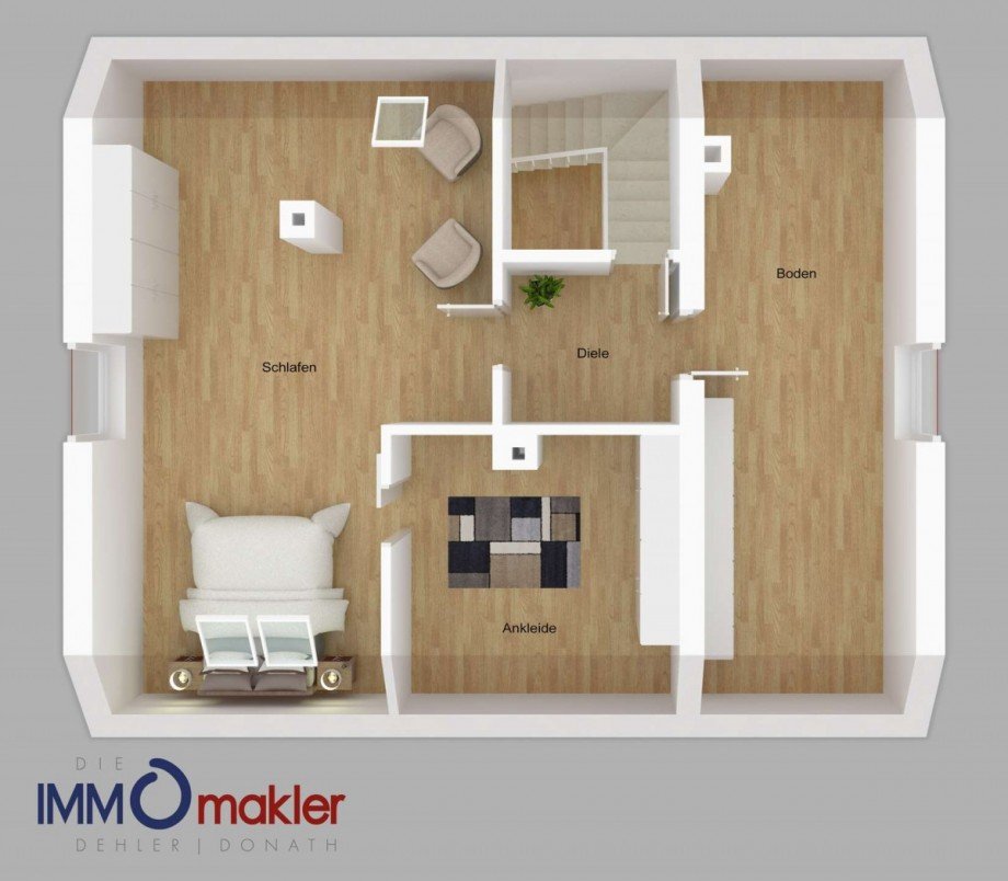 Grundriss DG Zweifamilienhaus R�dental