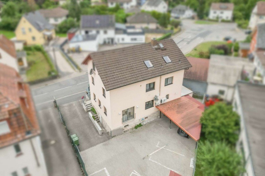 Luftbild Wohn- / Gesch�ftshaus R�dental