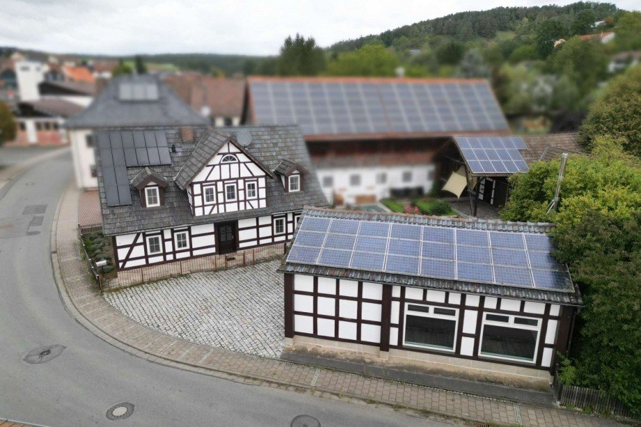 Luftbild Einfamilienhaus Weitramsdorf