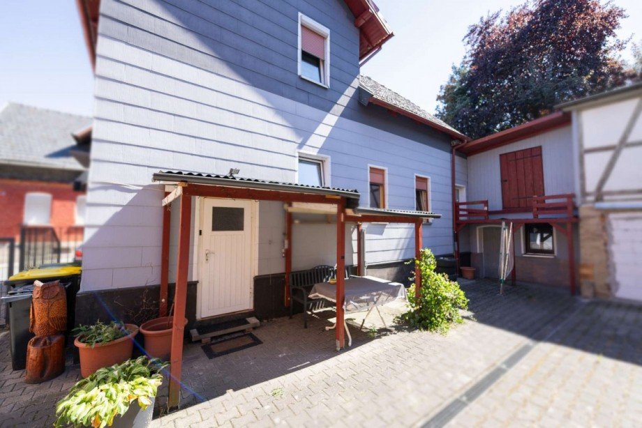 �berdachte Terrasse Einfamilienhaus Neustadt bei Coburg