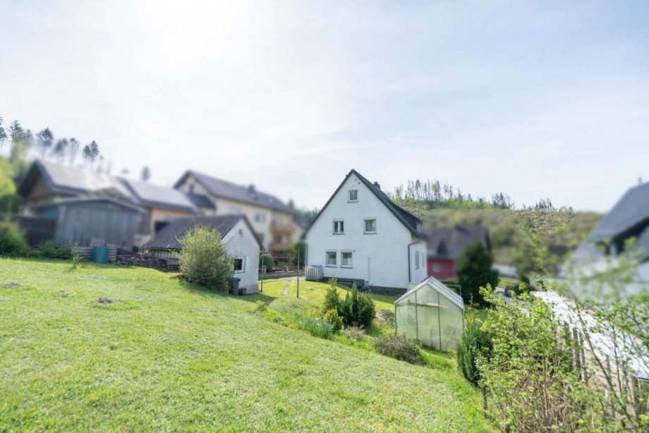 Ansicht vom Garten Haus Pressig OT F�rtschendorf