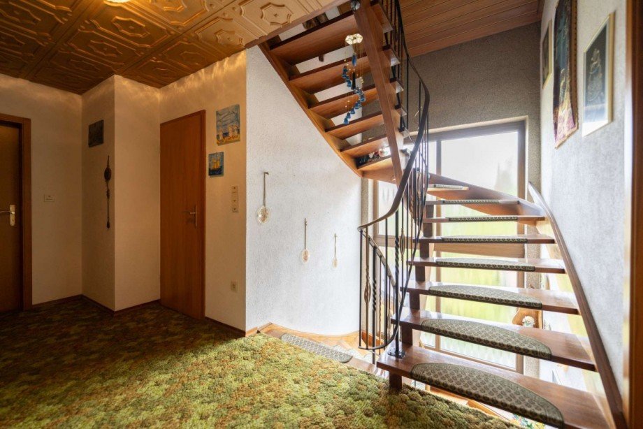 Treppe in den Dachboden Einfamilienhaus Neustadt bei Coburg