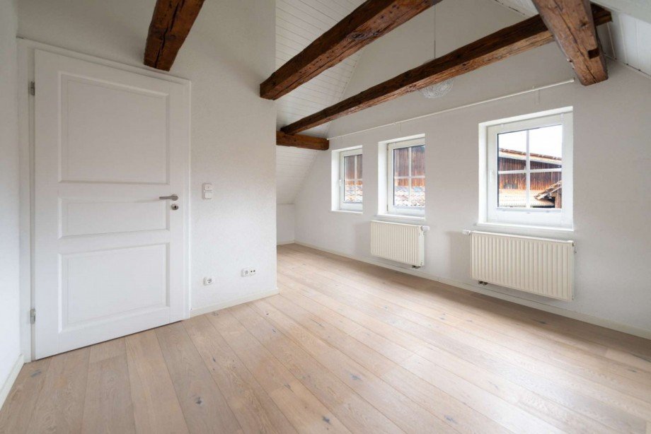 Schlafzimmer mit Ankleide Einfamilienhaus Weitramsdorf