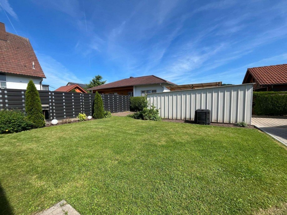 Gartenbereich Wohnung Ebersdorf bei Coburg